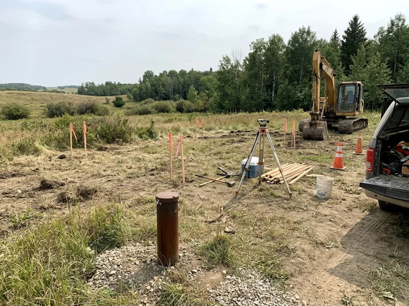 Rural Hamilton Mountain site with septic bed and well